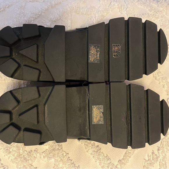 Kelsi Dagger Black Loafer platform mules with Buckle Detail with box - Picture 5 of 10